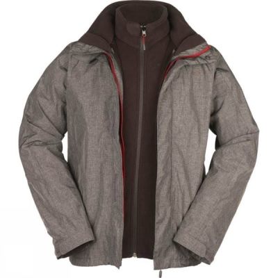 Chaquetas Ayacucho Monsoon 3-in-1 Hombre - Gris - Chile IKZ527401